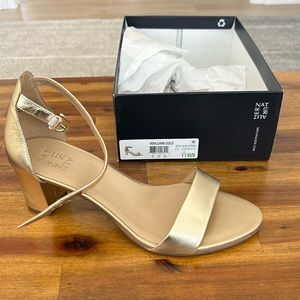 Naturalizer Shoes VERA, DARK GOLD 11W Dress Sandals, 2.5 Heel.